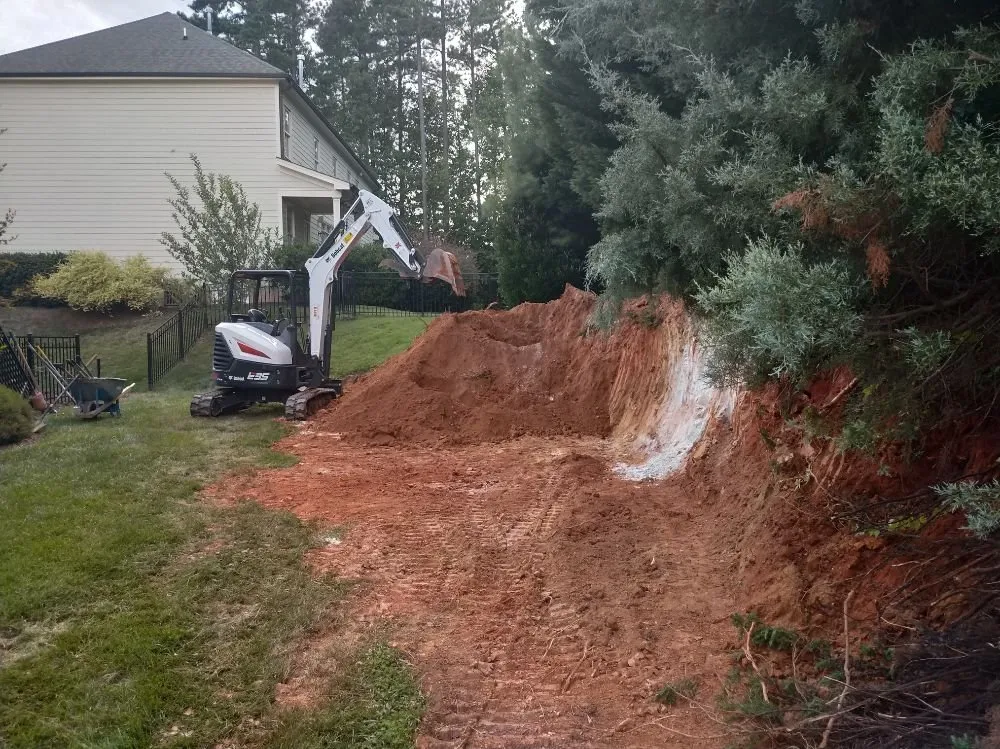 Affordable outdoor landscaping with custom design across Bullock, NC - Oswald Concrete Services and Landscaping