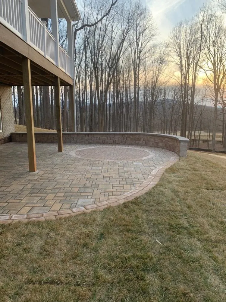 Custom garden landscaping in Chantilly, VA - Oswaldo Landscaping