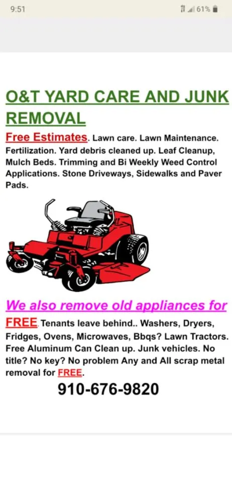 Trusted landscape installation for homes in Hope Mills, NC by O&T Yard Care