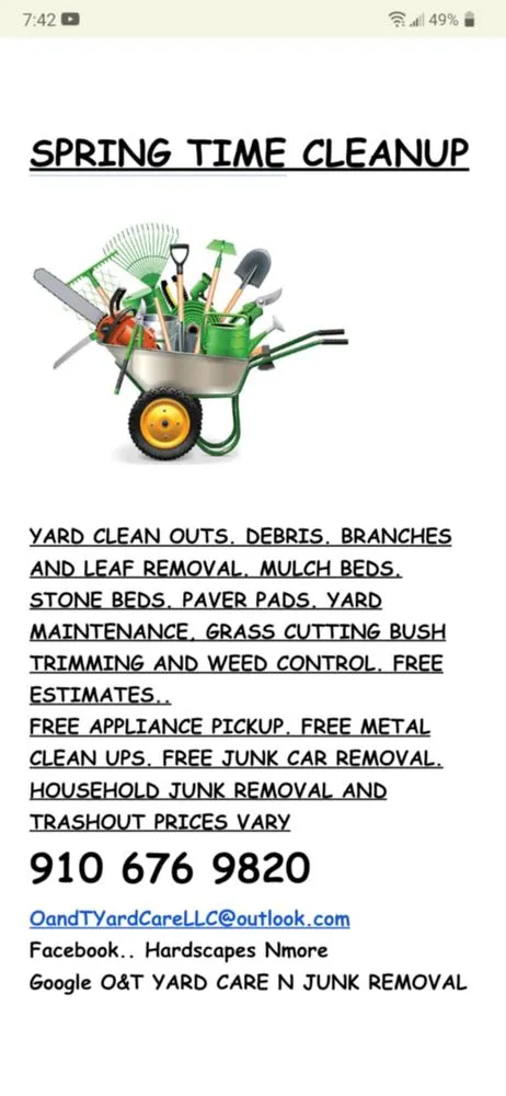 Local lawn mowing service for residential properties across Hope Mills, NC - O&T Yard Care