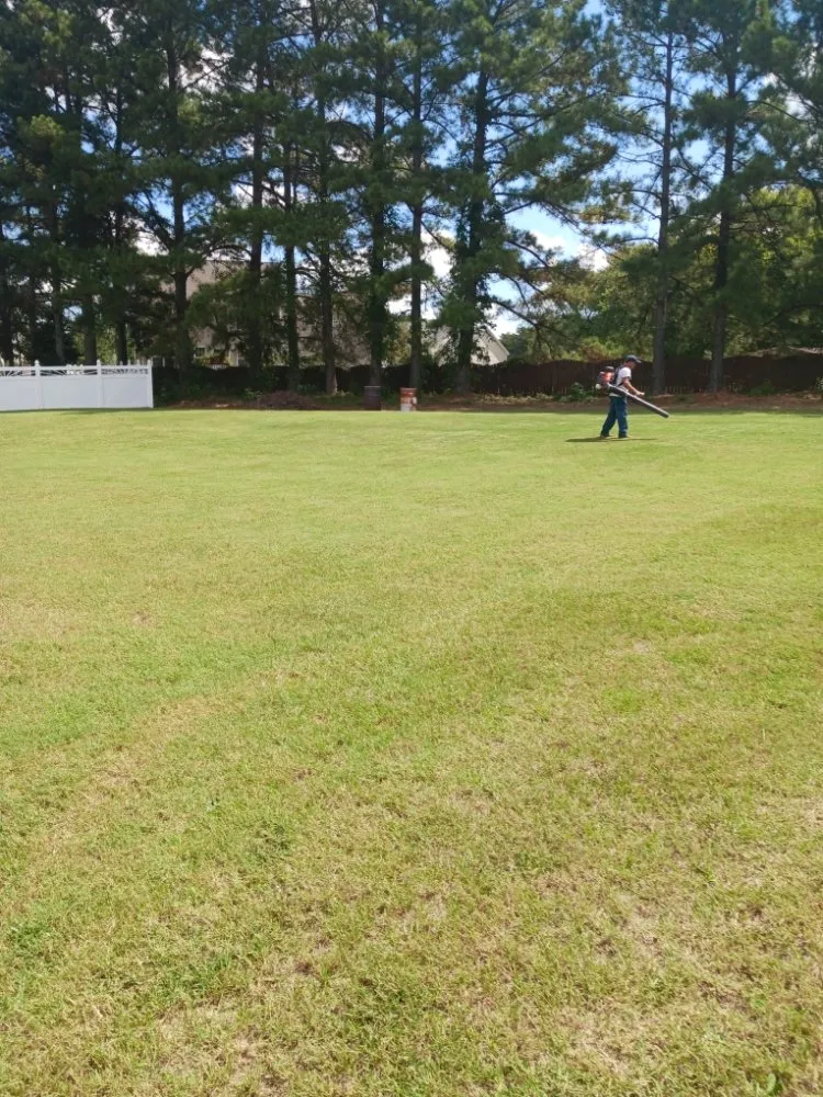 Professional outdoor landscaping for residential properties in Dunn, NC by Otero's Lawn Care & More