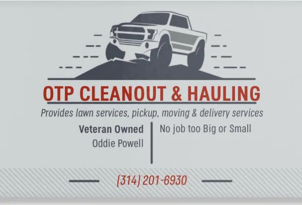 OTP Cleanout and Hauling