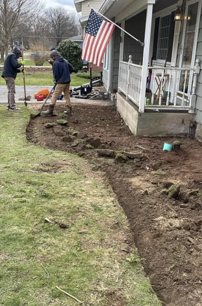 Professional garden landscaping in Oswego, NY by Otter Creek Lawnscapes