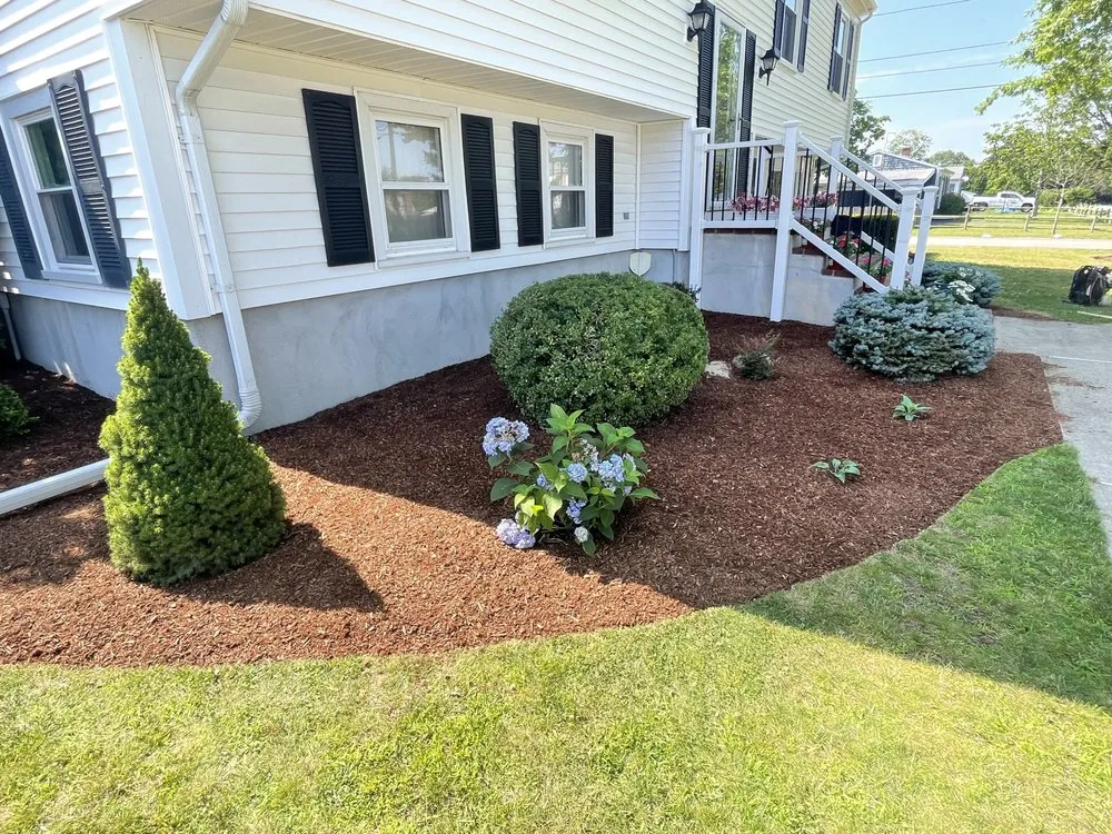 Top-rated landscape installation for year-round maintenance in Bristol, RI by Ouellette Landscape & Design