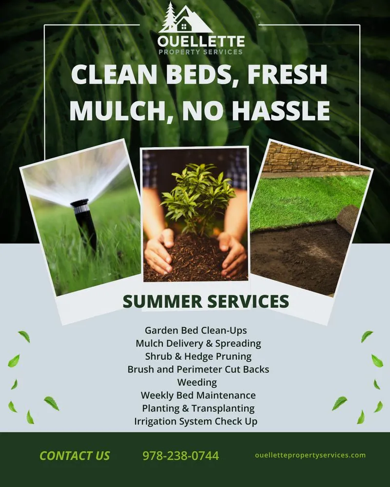 Top-rated yard maintenance experts serving East Hampstead, NH - Ouellette Property Services