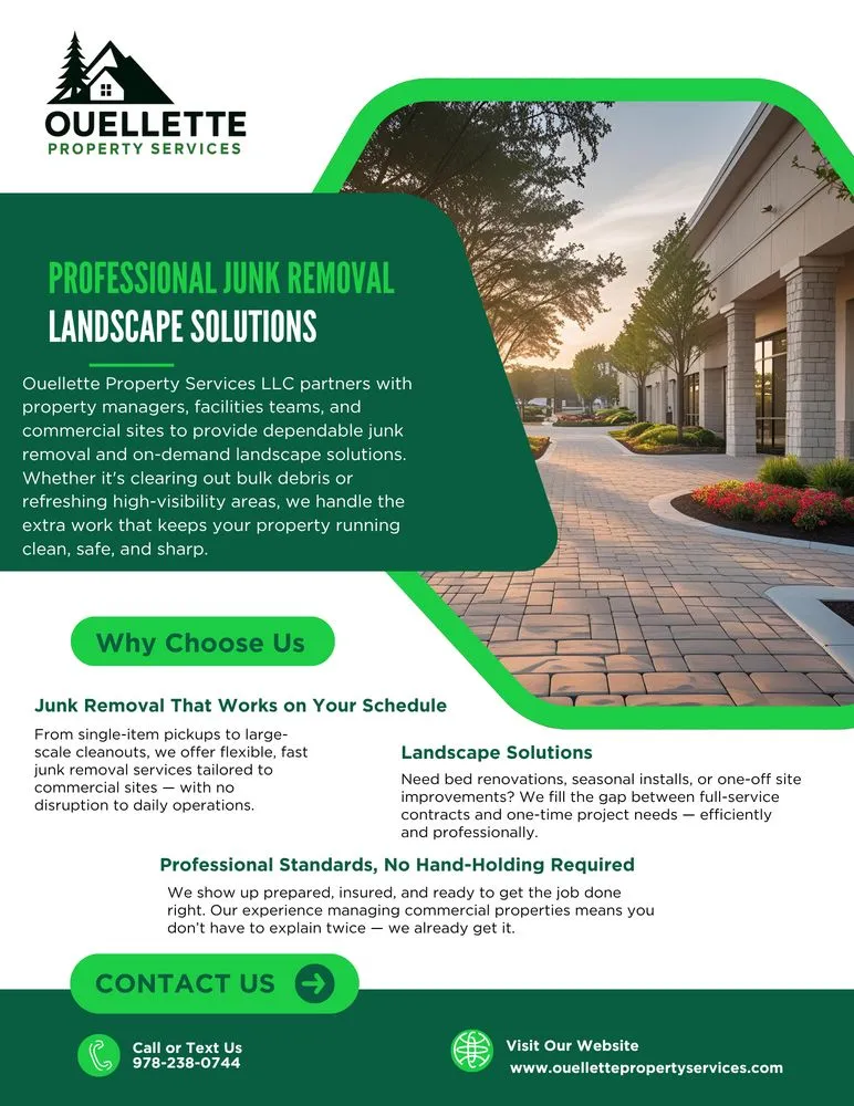 Professional landscape installation in East Hampstead, NH - Ouellette Property Services