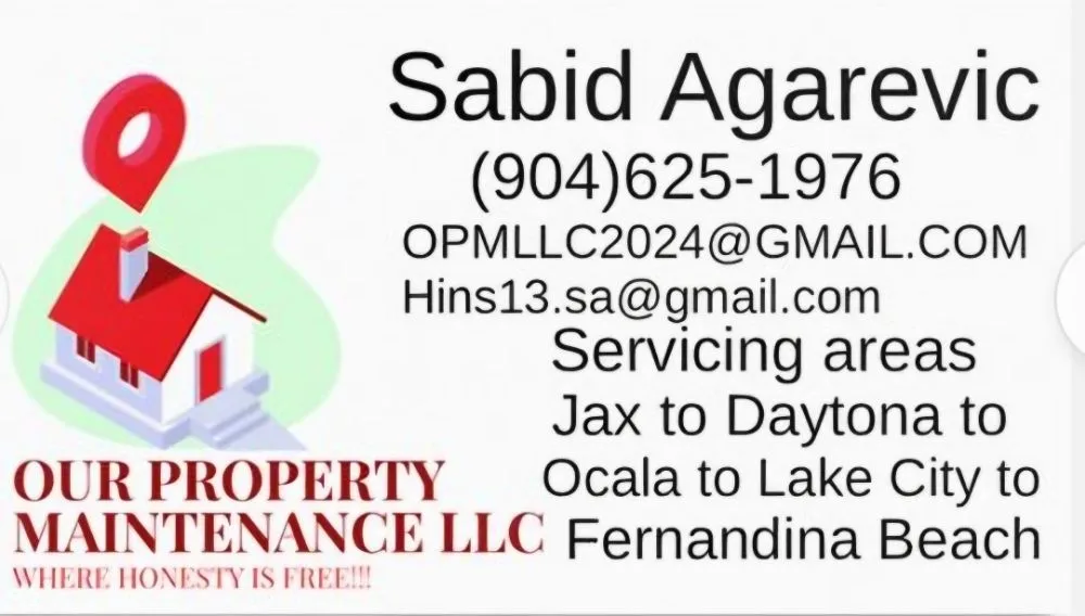 Local lawn mowing service in Jacksonville, FL by Our Property Maintenance