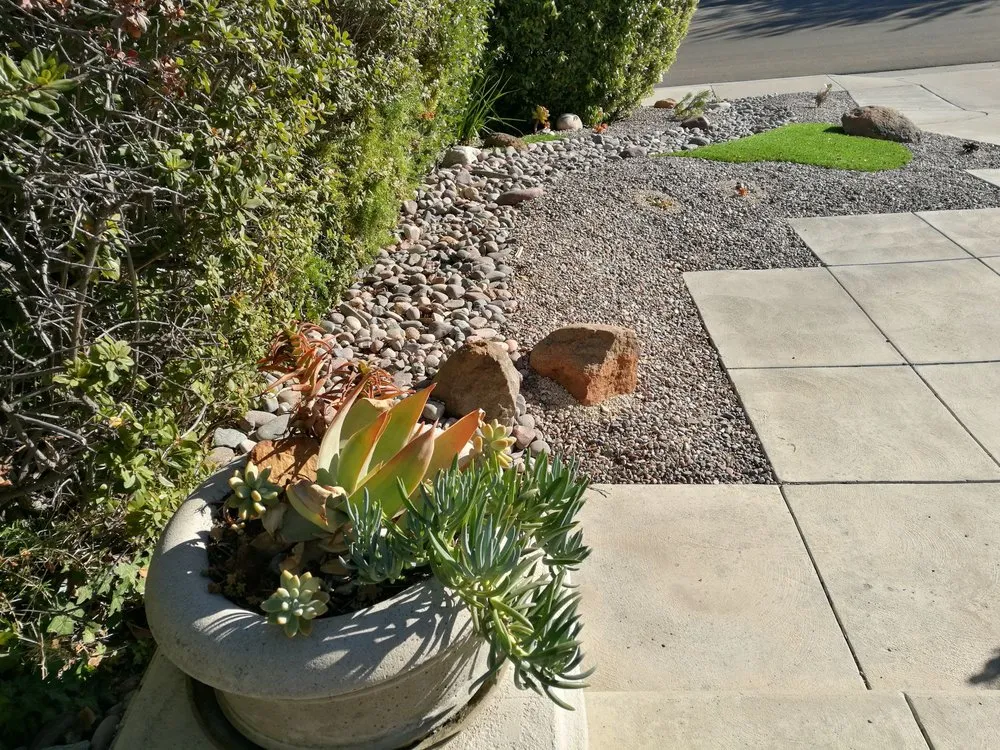 Custom residential landscaping in El Cajon, CA by Out-Back Turf Company