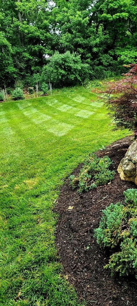 Top-rated outdoor landscaping with custom design in Dublin, VA by Out-Lawn Mowing