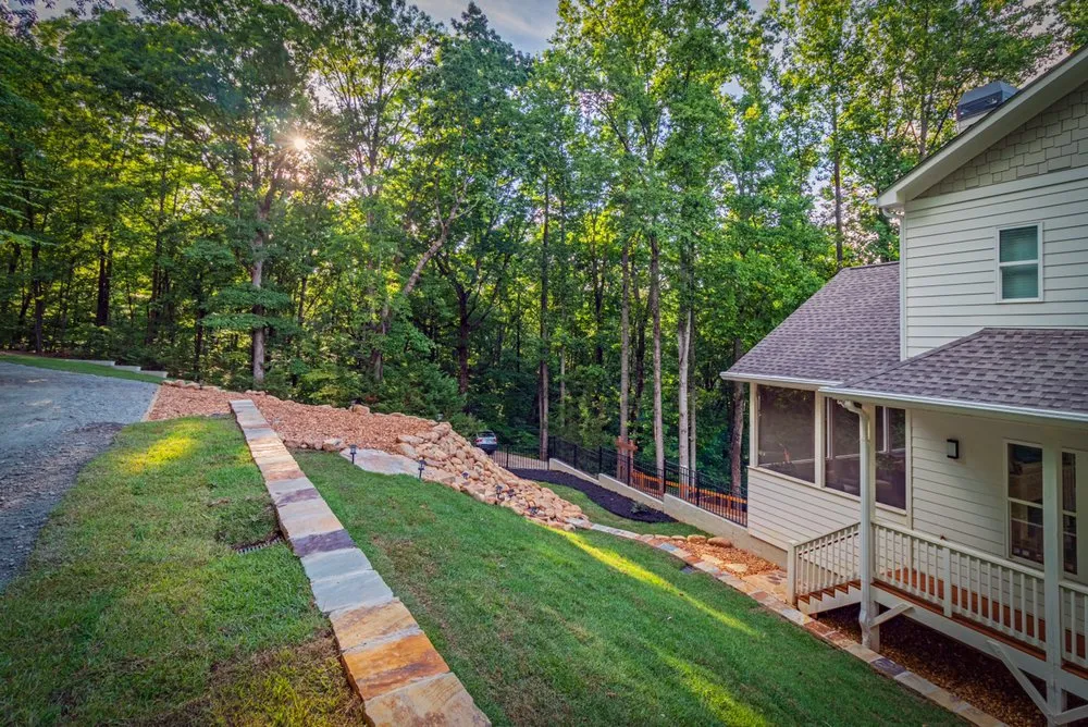 Reliable garden landscaping experts serving Dawsonville, GA - Out The Mud Erosion And Land Development