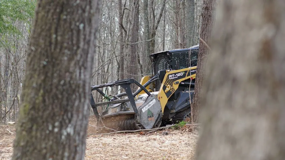 Custom garden landscaping with custom design in Carrollton, GA by Outback Forestry Mulching And Landclearing