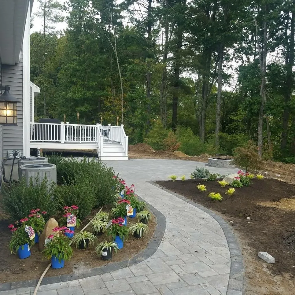 Custom lawn care service for outdoor upgrades in Woburn, MA by Outdoor Associates