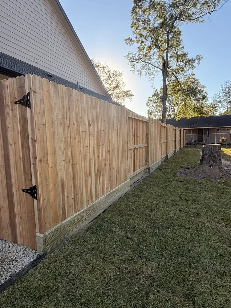 Professional landscape installation for residential properties in Humble, TX by Outdoor Buddies