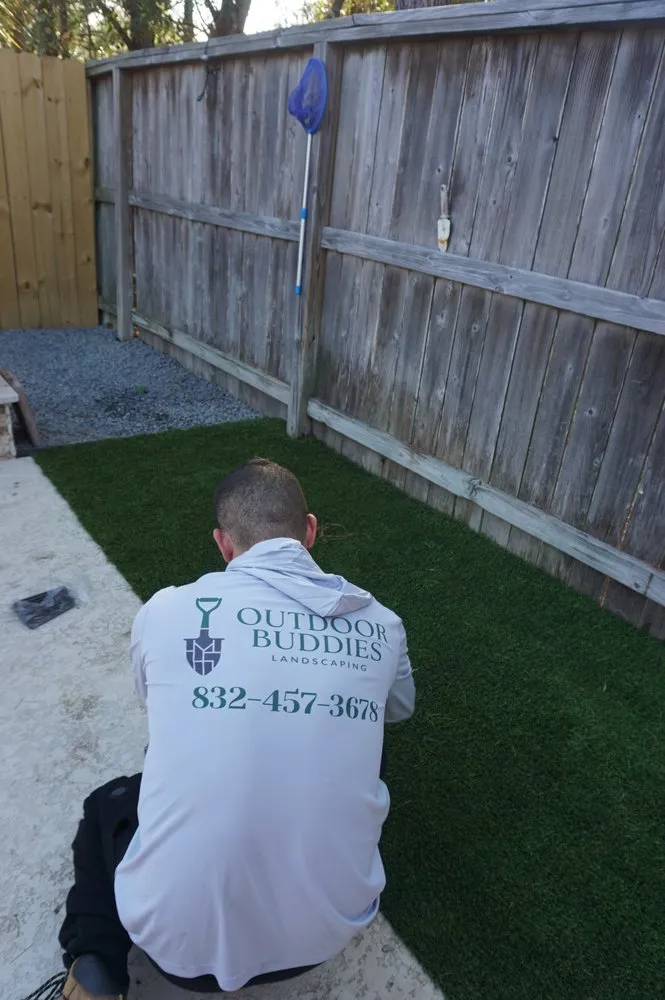 Affordable landscape design for beautiful yards in Humble, TX by Outdoor Buddies