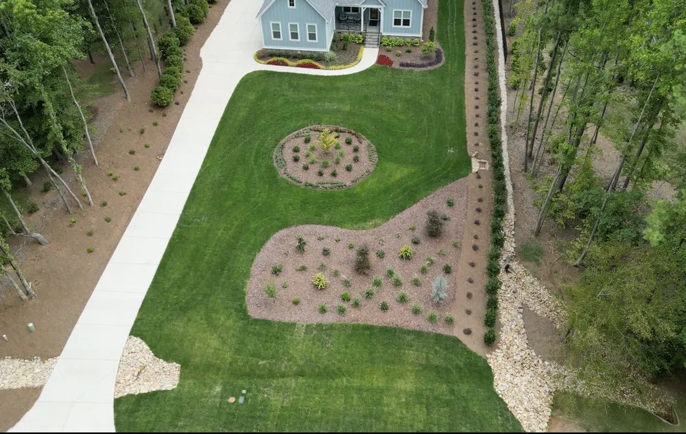 Professional residential landscaping for homes in Charlotte, NC by Outdoor Contracting