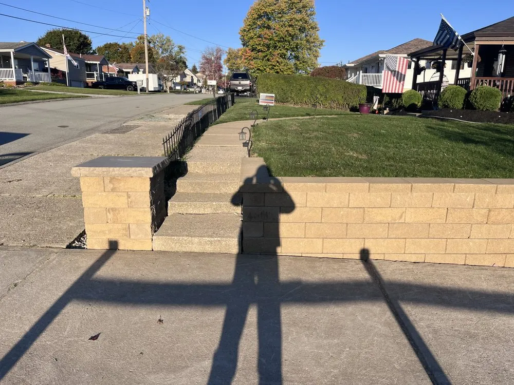 Professional garden landscaping for homes in Irwin, PA by Outdoor Creations Hardscaping and Landscaping