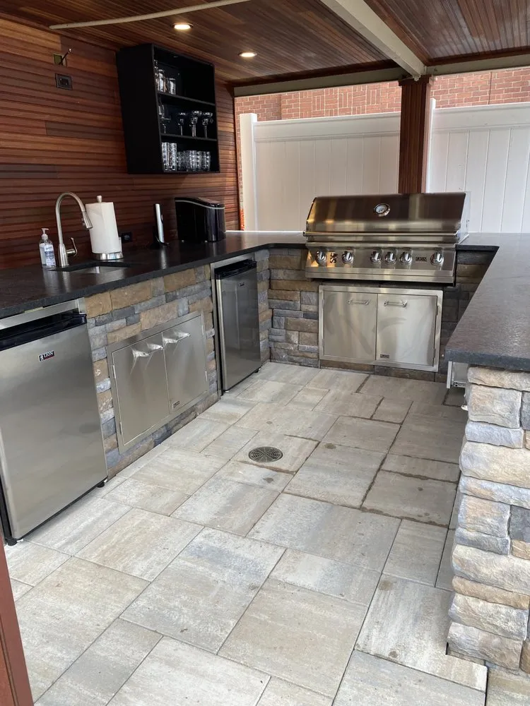 Expert residential landscaping with custom design in Irwin, PA by Outdoor Creations Hardscaping and Landscaping