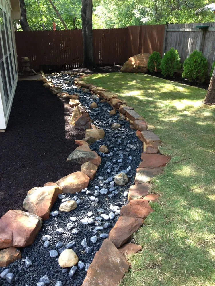 Custom landscape installation in Hutto, TX - Outdoor Designs