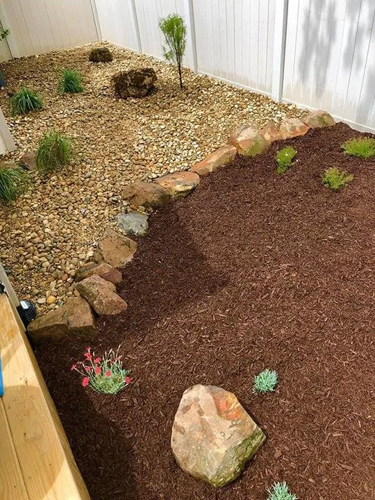 Custom landscape installation in Pesotum, IL - Outdoor Designs Illinois