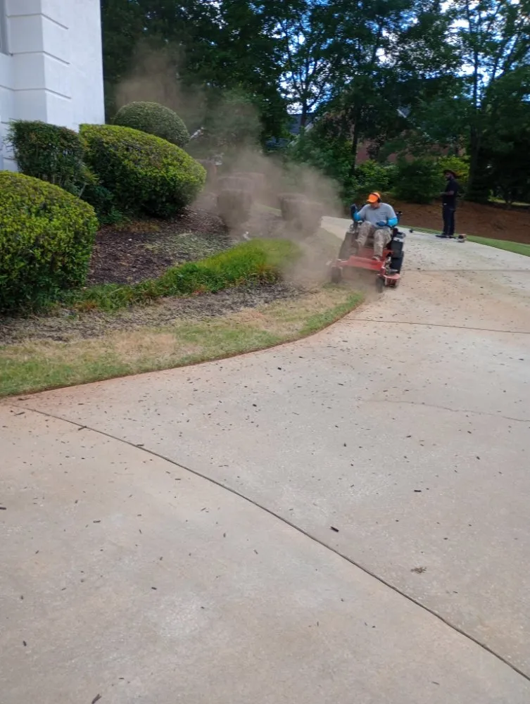 Custom residential landscaping in Fayetteville, GA by Outdoor Enhancement Consulting