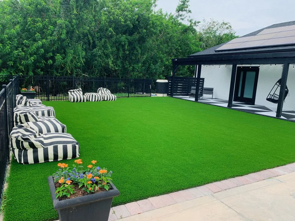 Custom landscape installation in Melbourne, FL by Outdoor Enhancements