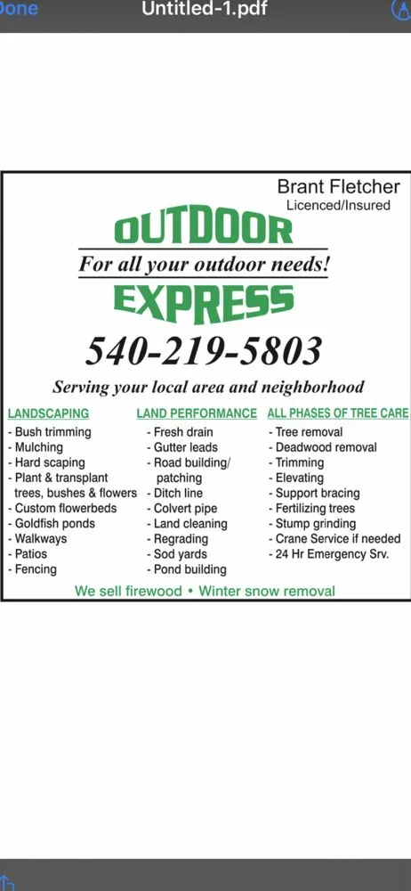 Professional landscaping services for homes across Rixeyville, VA - Outdoor Express