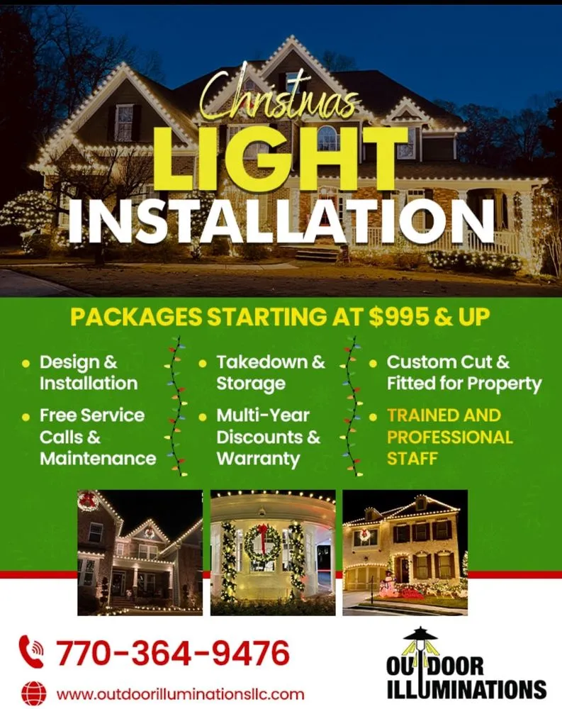 Top-rated residential landscaping in Acworth, GA by Outdoor Illuminations