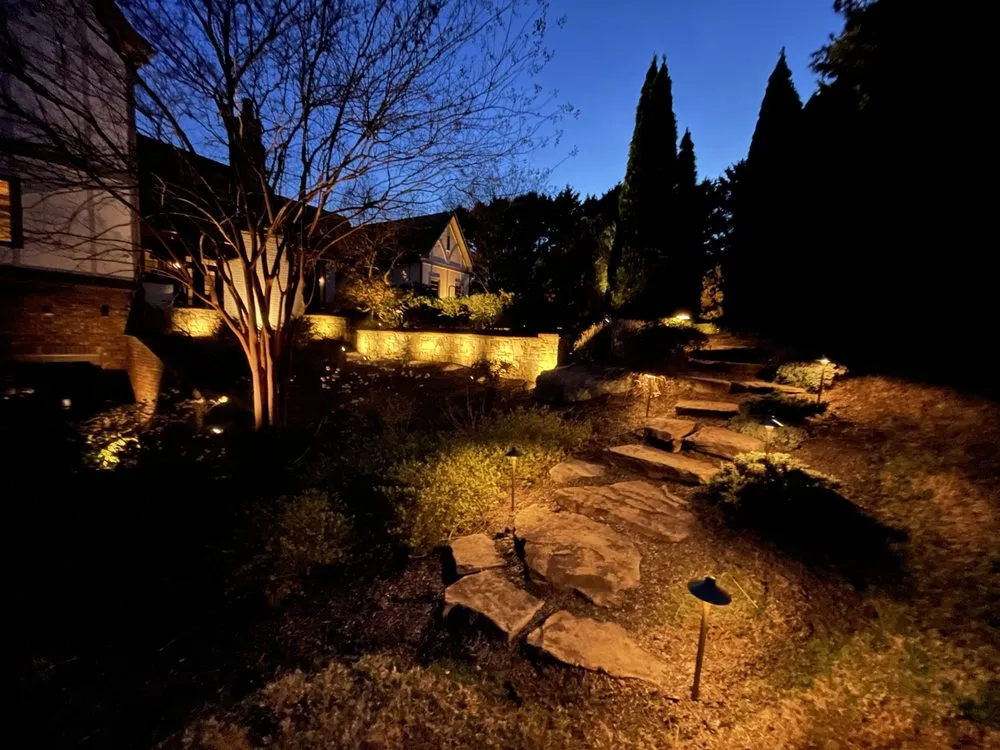 Affordable residential landscaping in Acworth, GA by Outdoor Illuminations