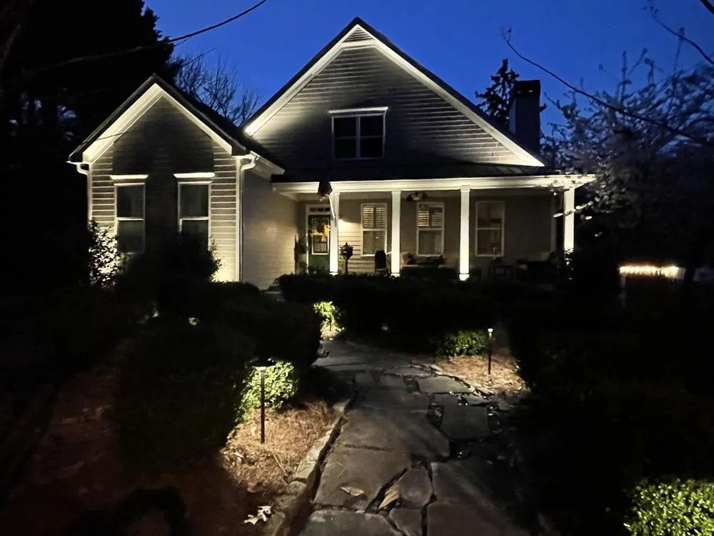 Custom yard maintenance in Acworth, GA by Outdoor Illuminations
