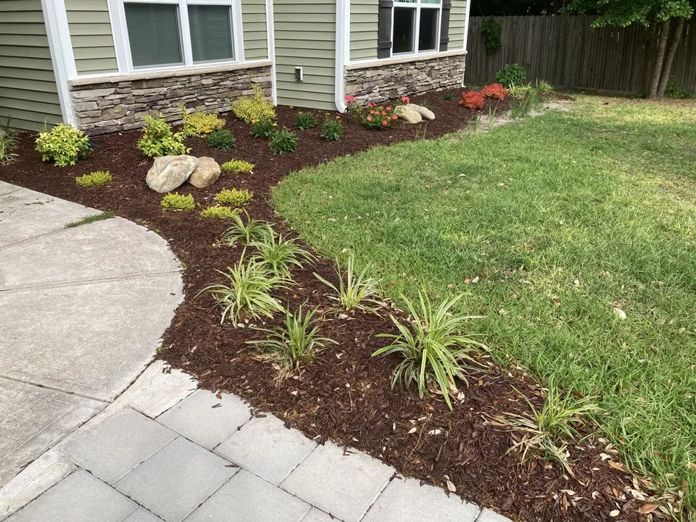 Local garden landscaping for residential properties in Jacksonville, NC by Outdoor Images Landscaping