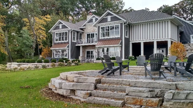 Professional lawn mowing service with custom design across Green Lake, WI - Outdoor Impact Landscape & Shoreline Services