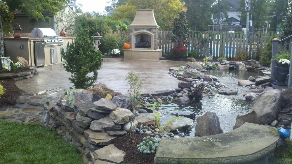 Affordable garden landscaping for residential properties in Chesapeake, VA by Outdoor Impression