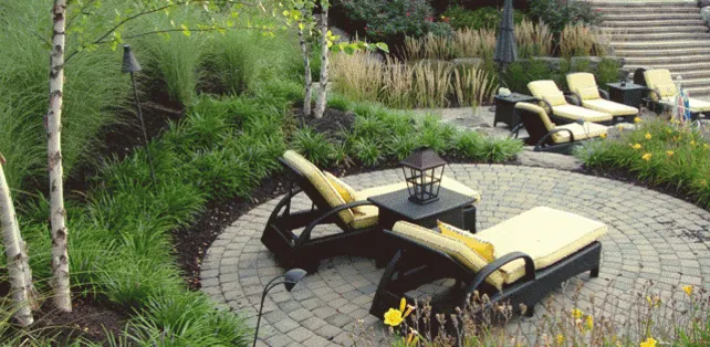 Custom landscape installation in Elkridge, MD by Outdoor Impressions