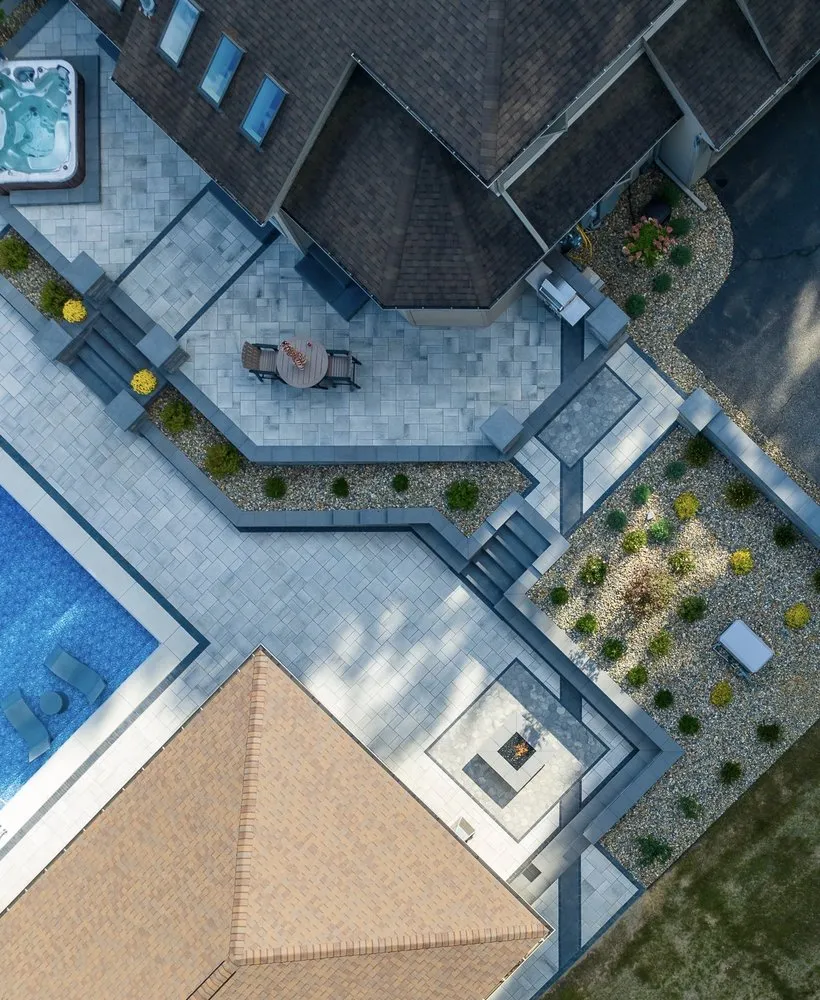 Custom landscaping services for homes in Parma, MI by Outdoor Impressions