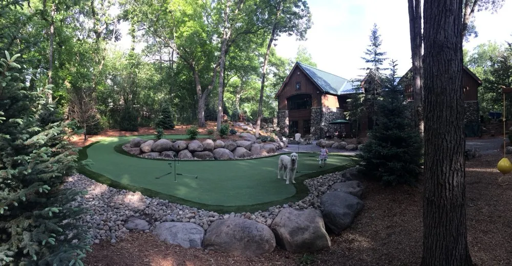 Affordable landscape installation in Shafer, MN by Outdoor Improvements