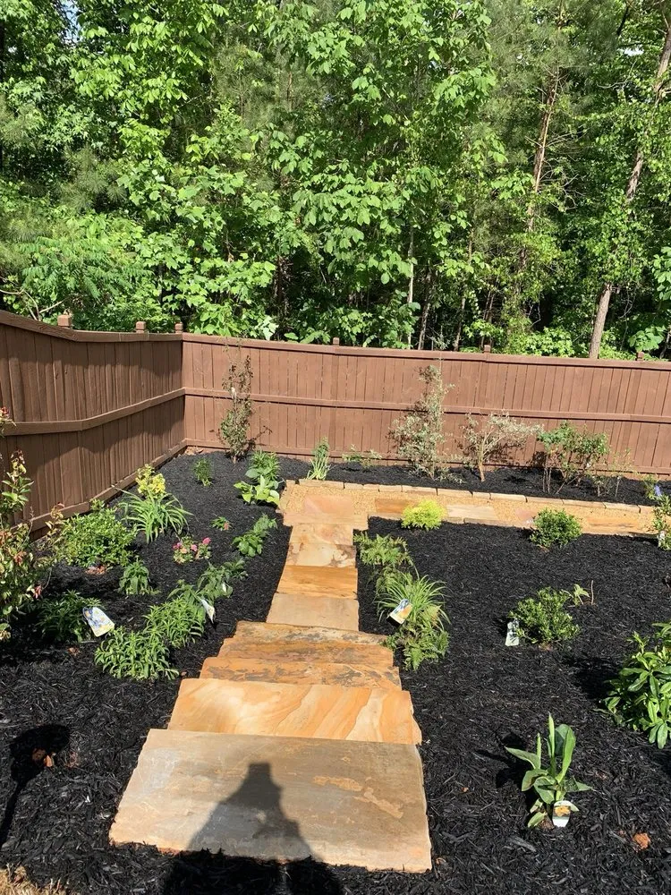 Custom garden landscaping for homes in Doraville, GA by Outdoor Landscape Transformation