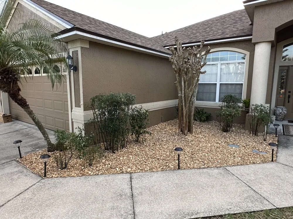Custom outdoor landscaping for residential properties in Mascotte, FL by Outdoor Lawn & Landscape