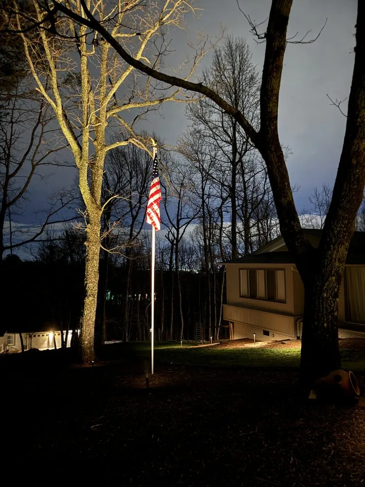 Reliable garden landscaping for residential properties in Simpsonville, SC by Outdoor Lighting & Irrigation Solutions