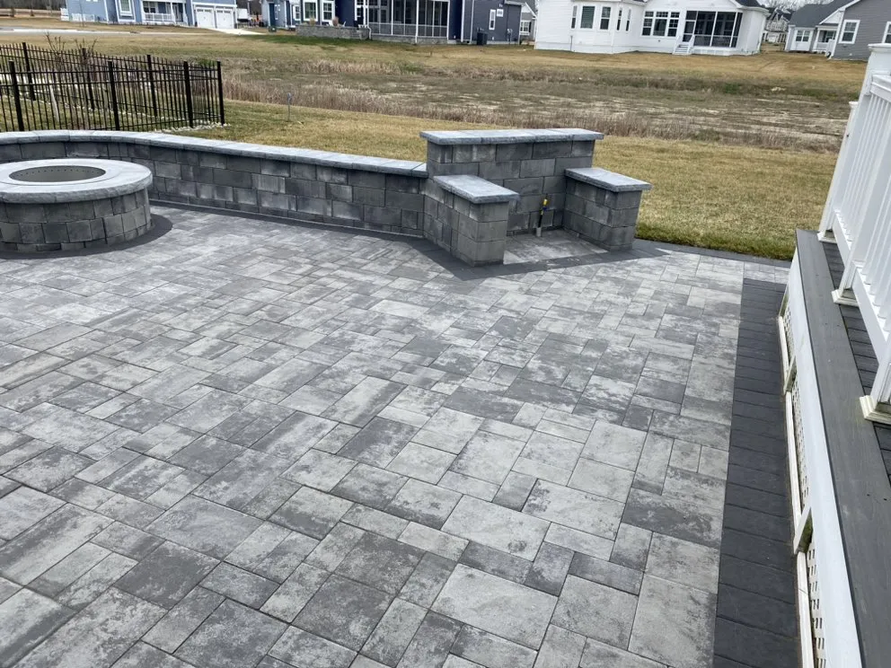 Custom garden landscaping in Milton, DE by OUTDOOR LIVING HARDSCAPES