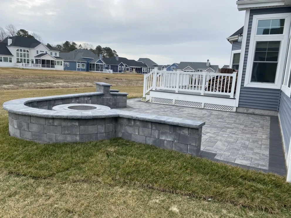 Professional yard cleanup service in Milton, DE - OUTDOOR LIVING HARDSCAPES