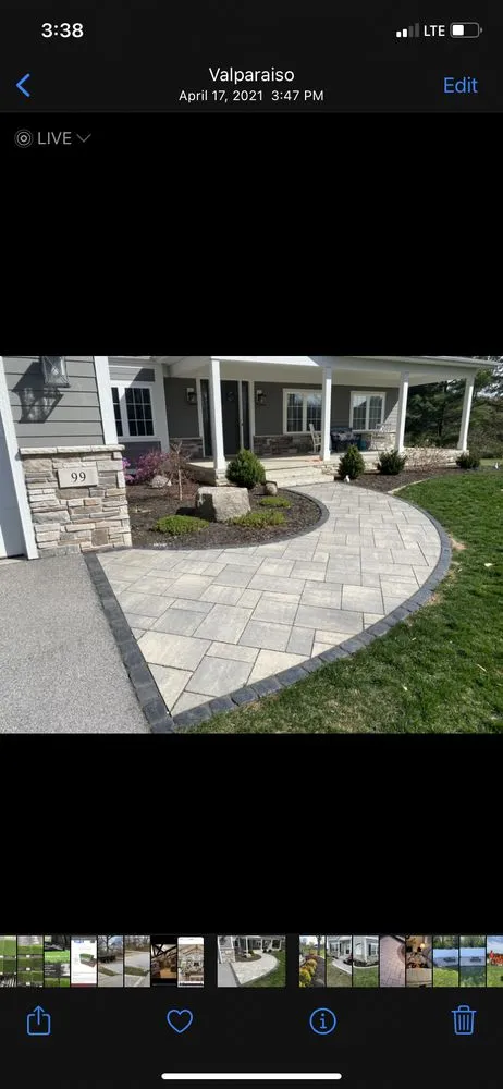 Custom residential landscaping in Valparaiso, IN by Outdoor Living NWI