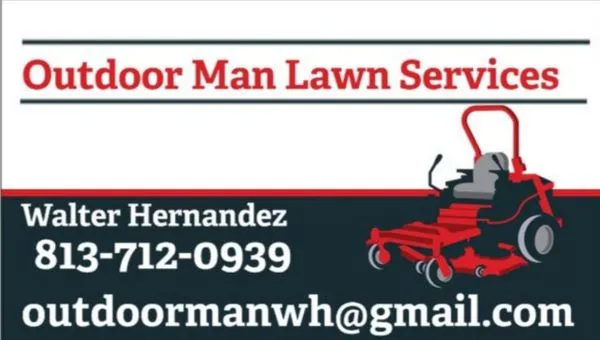 Outdoor Man Lawn Services Logo