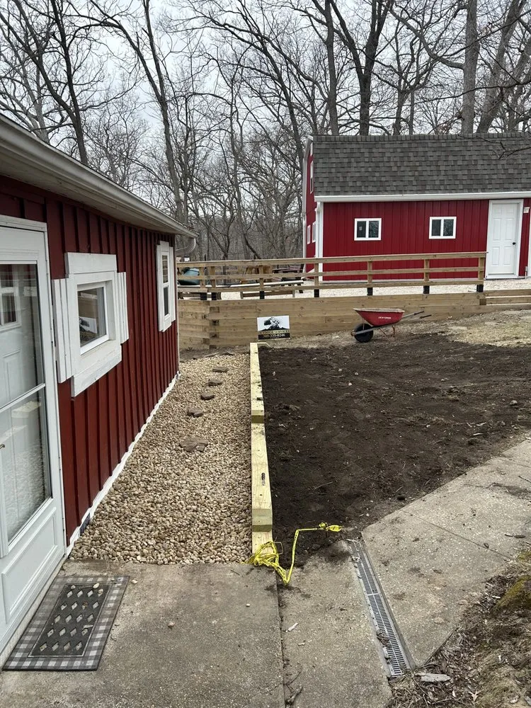 Local residential landscaping for beautiful yards in Knoxville, IL by Outdoor services