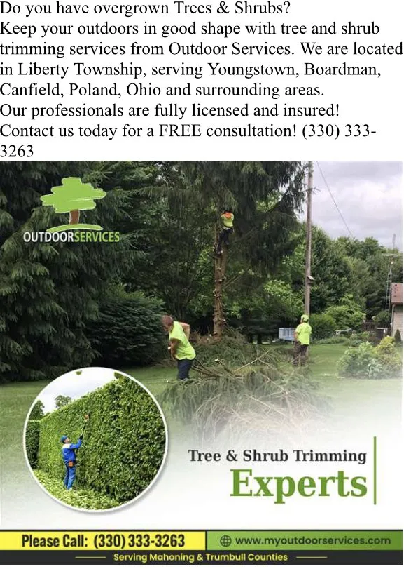 Custom landscaping services for homes in Liberty, OH by Outdoor Services