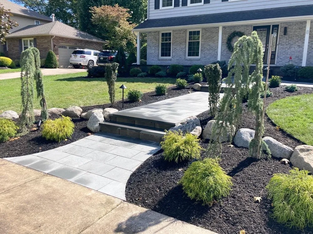 Local outdoor landscaping for residential properties in Evesham, NJ by Outdoor Solutions Landscaping