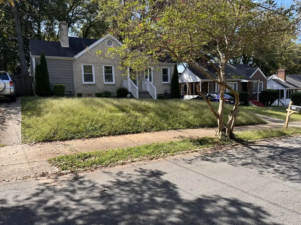 Top-rated yard cleanup service for homes in Atlanta, GA by Outdoor Solutions landscaping plus