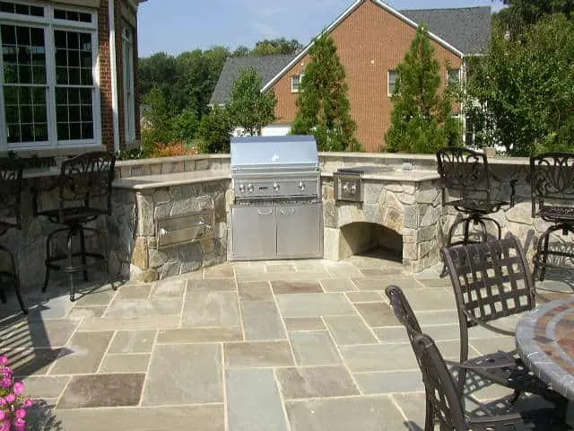 Custom outdoor landscaping in Manassas, VA by Outdoor Solutions