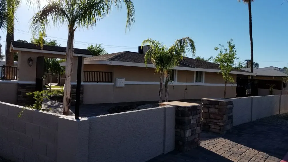 Professional outdoor landscaping in Mesa, AZ by Outdoor Solutions