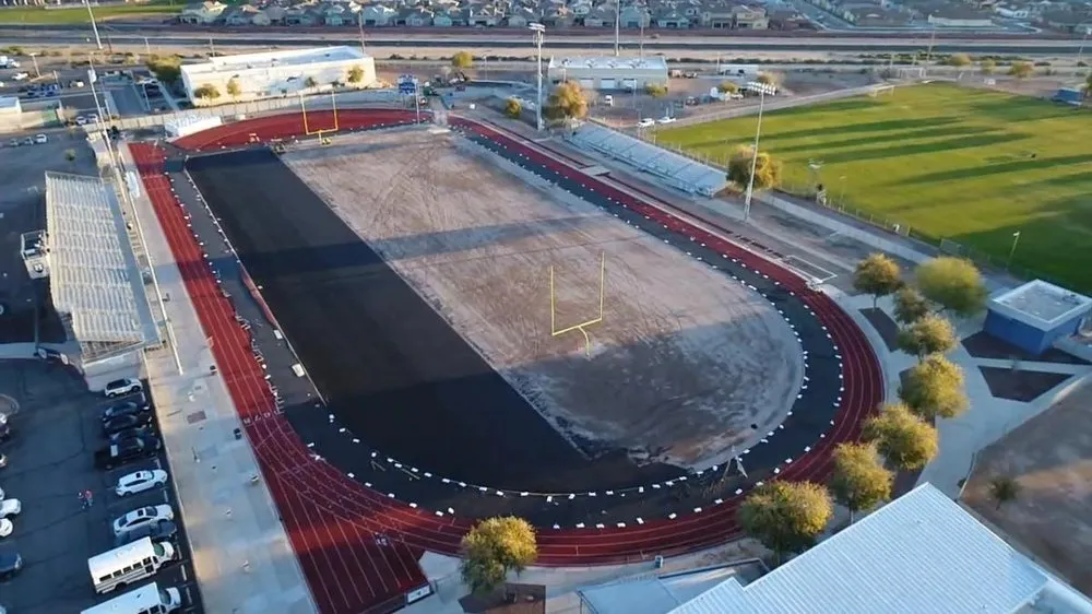 Top-rated landscape installation with custom design in Phoenix, AZ by Outdoor Systems Management