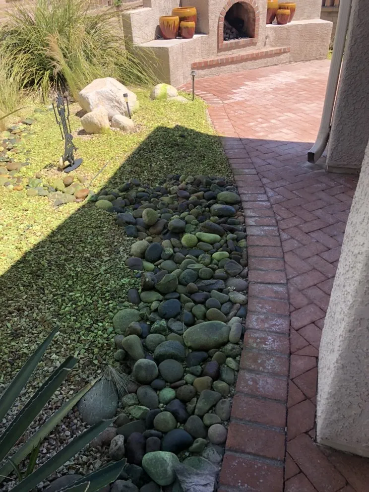 Custom landscaping services with custom design in Tucson, AZ by Outdoor Works